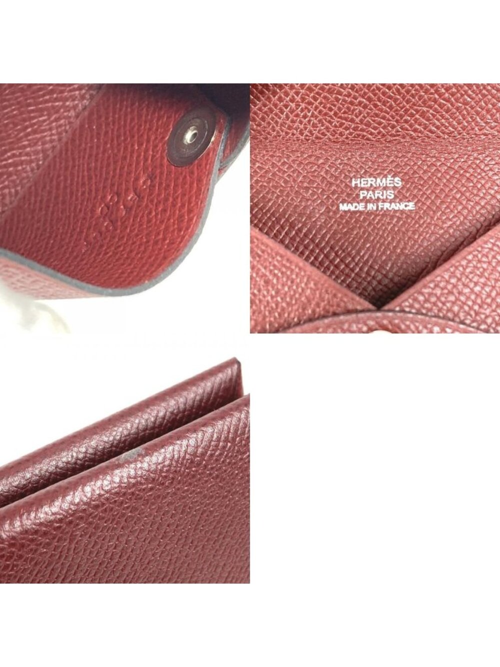 ★SOLD★ Hermes Card Case Calvi Epsom Brown - Picture 9 of 9